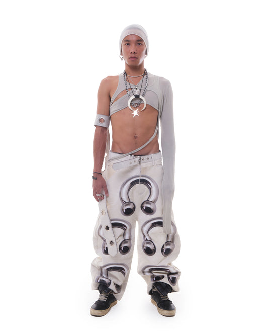 Oversize Bow Leg Trouser