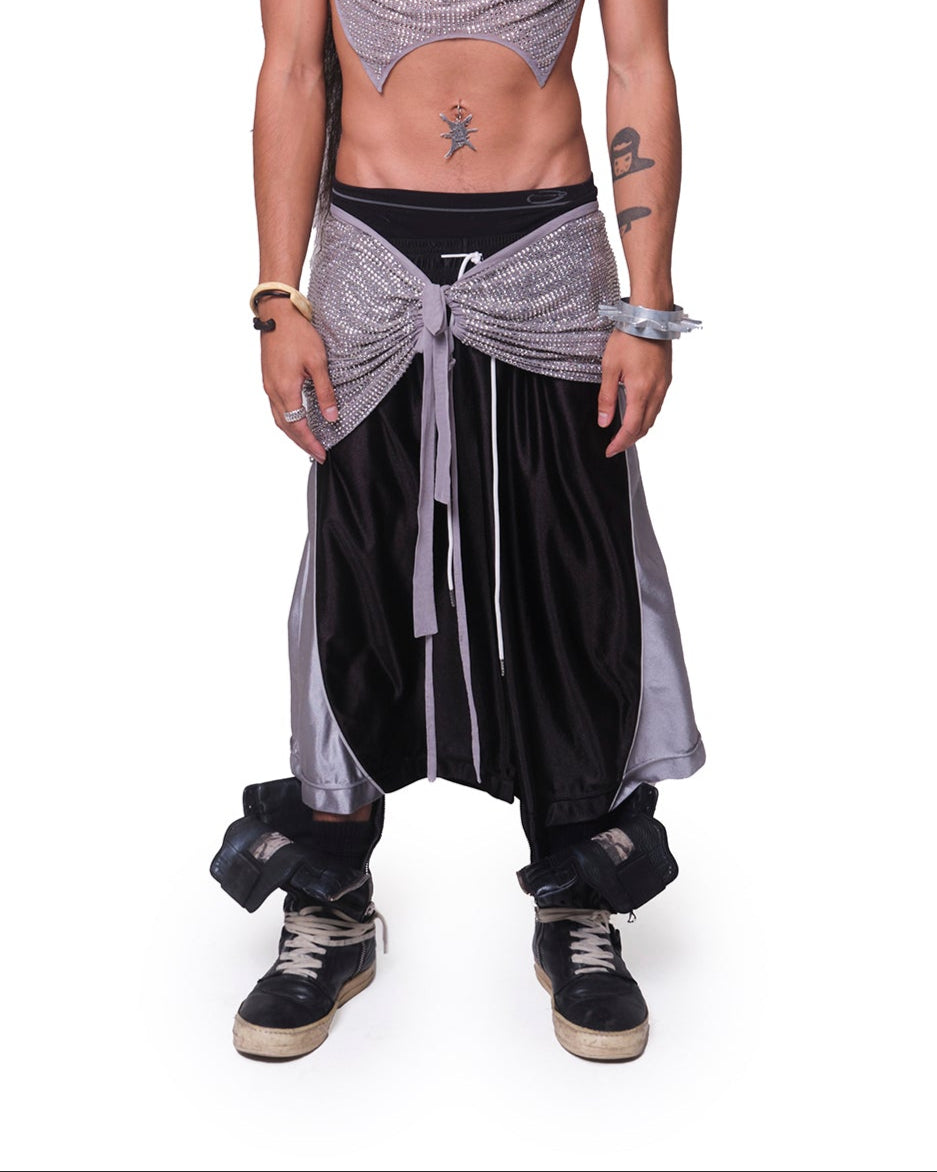ExXtreme Crystal Sheer Mini Skirt