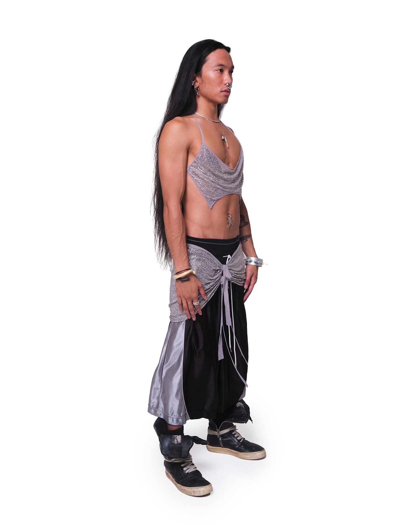 ExXtreme Crystal Sheer Mini Halter