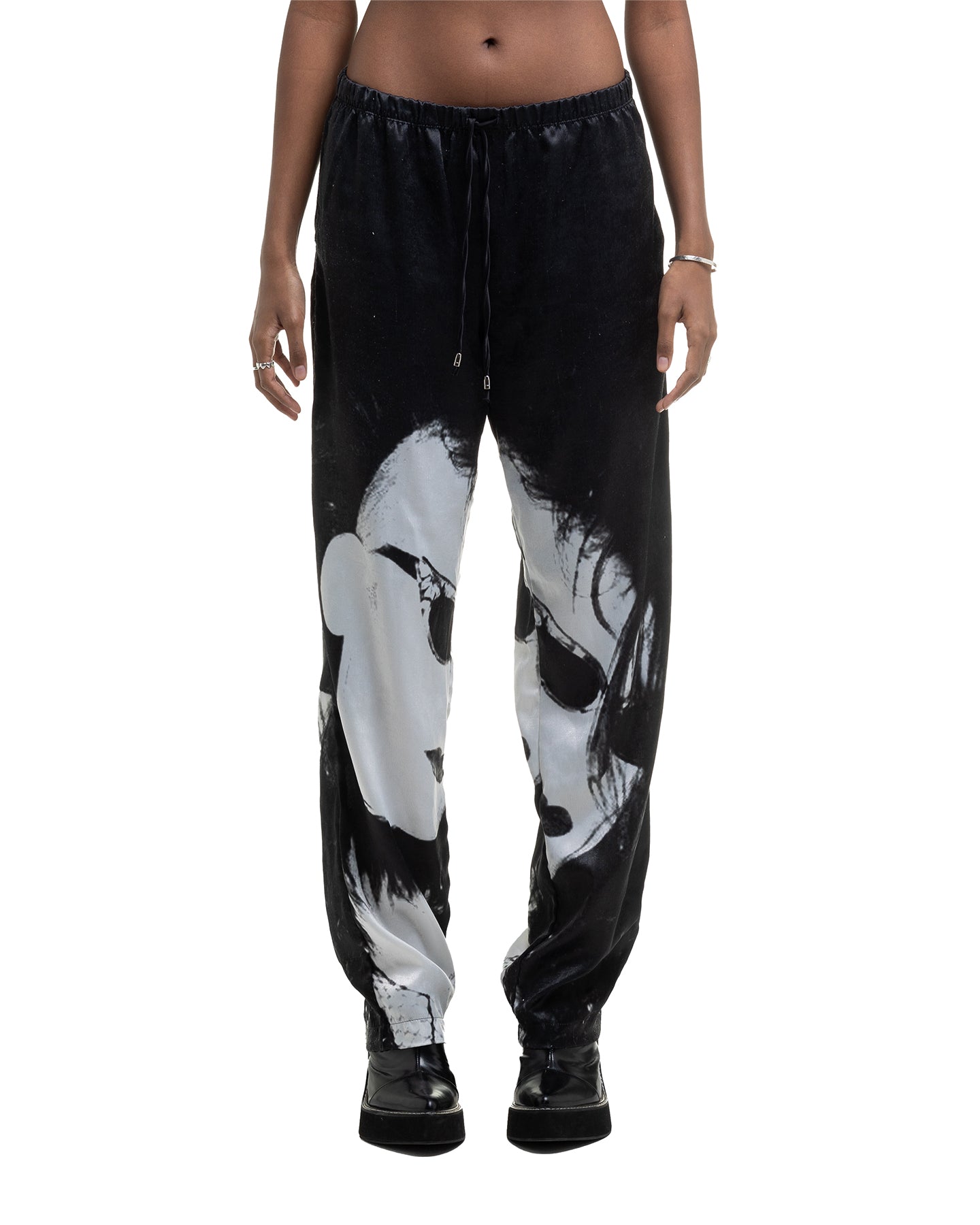 Goth Band Wide Leg